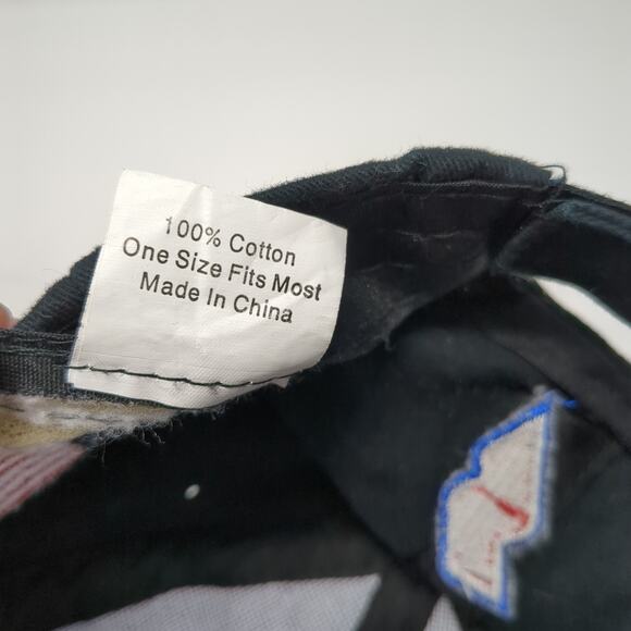 Summit Racing Equipment Strapback Baseball Cap Black One Size Embroidered - Picture 10 of 10